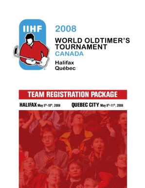 Fillable Online Download Team Registration Package - IIHF Fax Email ...