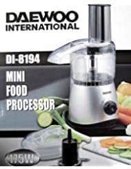 Buy Daewoo DI-8194 60 Hz/110-volt Food Processor, Mini Online at Low ...