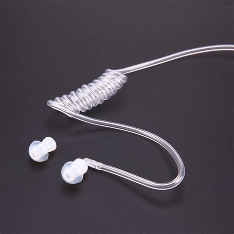EDTara 3.5mm Acoustic Air Tube Earpiece PTT Headset Anti-Radiation ...