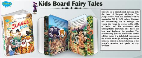 Buy The Jungle Book Kids Board Fairy Tales [Board book] Sawan and Manoj ...