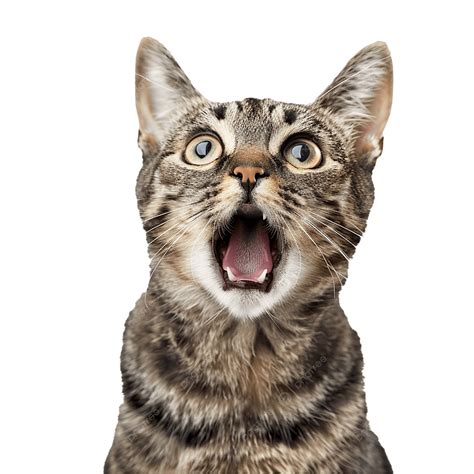 Surprised Cat, Surprised, Cat, Animal PNG Transparent Image and Clipart ...