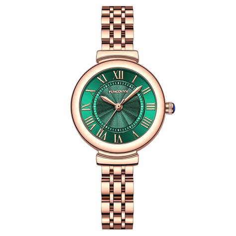 Buy FUNCOVVN Women's Watches Analog Quartz Rose Gold Dial Watch for ...