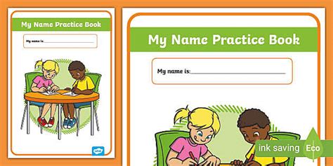 EYLF Name Practice Book Cover | EYLF Resources - Twinkl