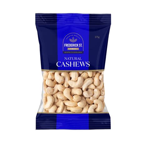 Cashews Natural 375g | Yummy Snack Foods