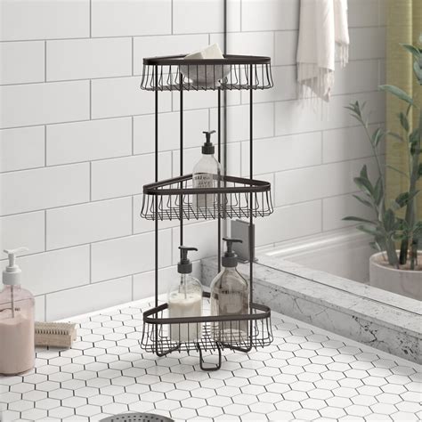 Black Freestanding Shower Caddy | Foter