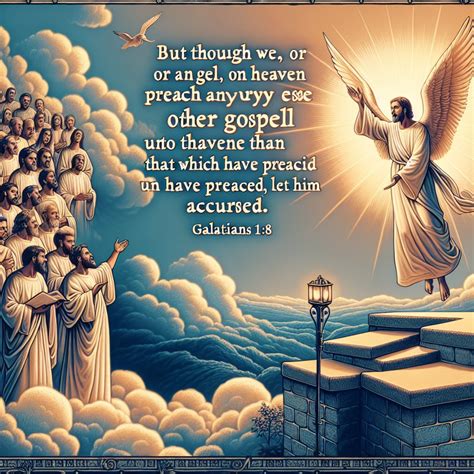 What does Galatians 1:8 mean? | Bible Art