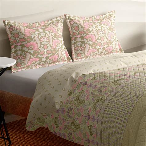 Buy PORTICO Arpita Mehta Sorbet Crush Multicolour Printed Cotton King ...