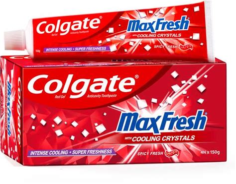 Colgate MaxFresh , Spicy Fresh Red Gel paste with Menthol for Super ...