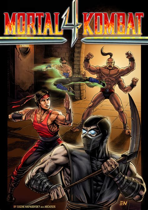 ArtStation - MORTAL KOMBAT 4 #3 comic cover