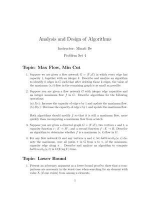 Problem Set3 - Dynamic Programming - Analysis and Design of Algorithms ...