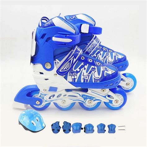 Buy LCPG Inline Skates Children's Adjustable Roller Skates - Kids 4 ...