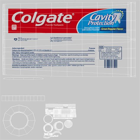 3D Colgate Toothpaste Box and Tube | 3D Molier International