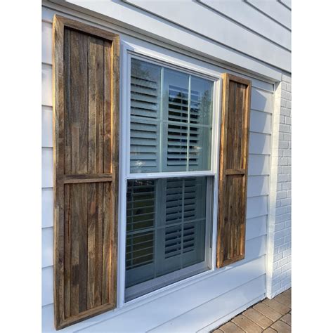 Wood Window Shutters Exterior
