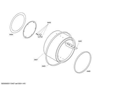 Genuine sealing for Bosch Dryers Suits: WTE84100IT WTE84100NL WTE84100SK WTE84100TH WTE84100TR Spare