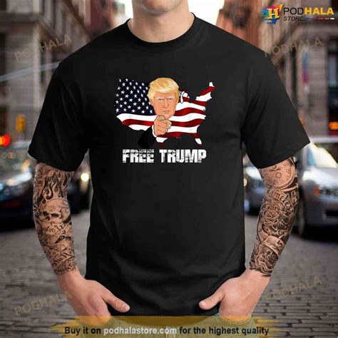 Top 40 Donald Trump Shirts with "Free Trump" Slogan - Wear Your Support ...