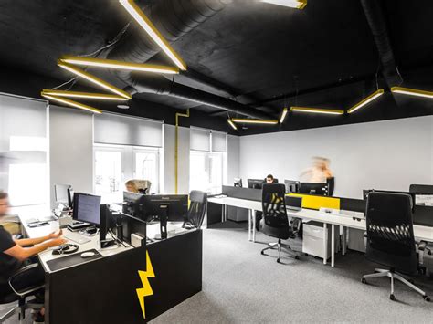 金融公司办公空间装修设计效果图_岚禾办公室设计