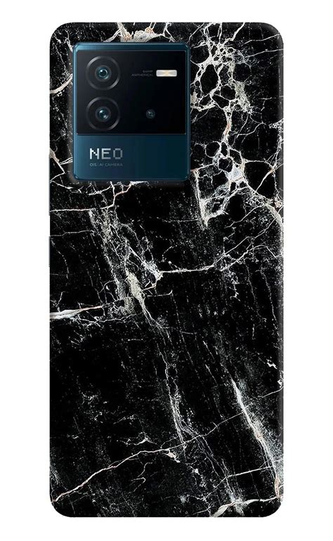 Save Big: Get the Black Marble Texture IQOO Neo 6 5G Back Cover - Shop ...
