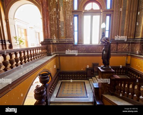 Argentina, Buenos Aires Province, La Plata, Interior view of the ...
