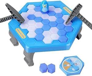 Buy Nillxa Kids Ice-Block Breaking Game Save Penguin Toys Table ...