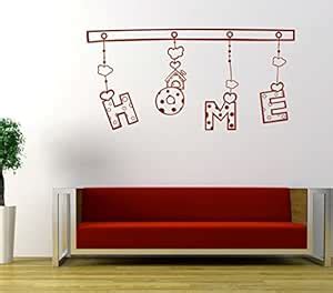 Buy Decals Design 'Welcome Home Alphabets' Wall Sticker (PVC Vinyl, 70 ...