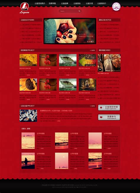 公益、校园、社团网站首页|网页|门户/社交|xinyun88 - 原创作品 - 站酷 (ZCOOL)