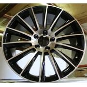 Buy New 17 x 8 Black Machined Face Alloy Wheels fits Mercedes Benz E ...