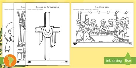 Hojas de colorear: La Cuaresma (teacher made) - Twinkl