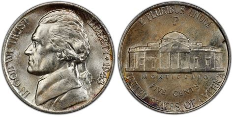 1943-P 5C Doubled Die Obverse (Regular Strike) Jefferson Nickel - PCGS ...