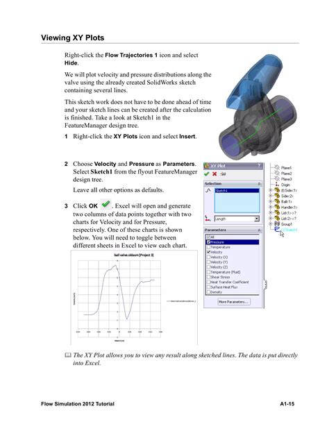 Flow Simulation Solidworks Tutorial 的图像结果