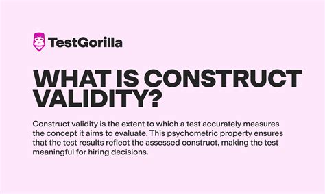 Image result for Construct Validity Example