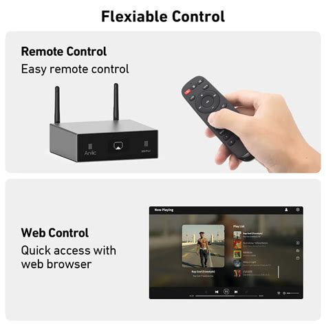 Arylic S50 Pro+ Stereo Preamplifier With aptX HD ES9023 DAC – Concept Kart