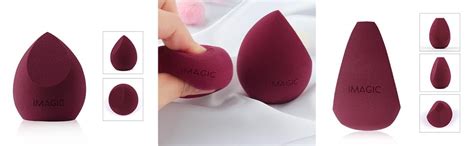 Imagic PROfessional Cosmetic NON-LATEX MAKEUP SPONGE (20) : Amazon.in ...
