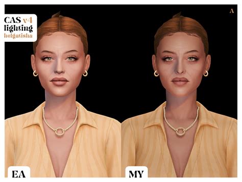 Image result for Sims 4 CAS Lighting Mod