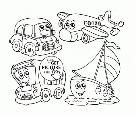 Water Transportation Coloring Pages at GetDrawings | Free download