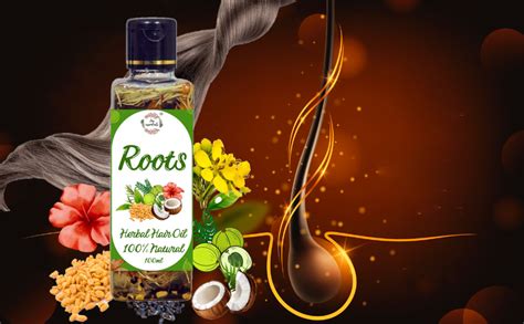 Buy Roots Herbal Hair Oil | Jas Essentials | For Men & Women | Promotes ...