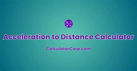 Acceleration Distance Formula 的图像结果