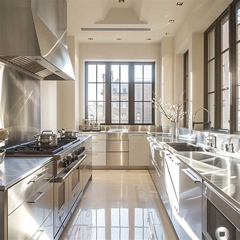 8+ Durable Stainless Steel Kitchen Countertops Ideas for a Modern ...