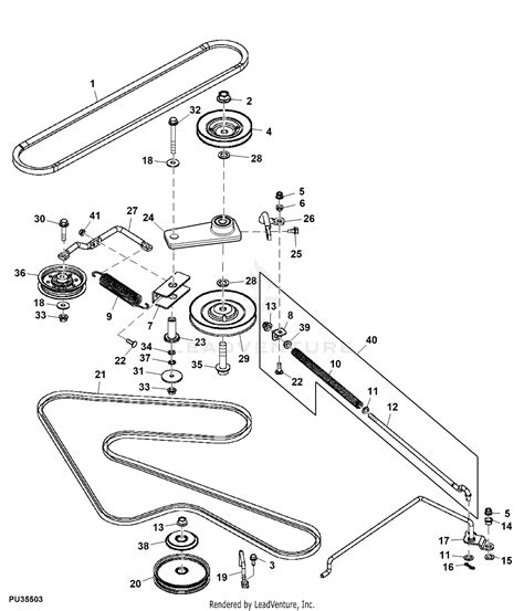 Husqvarna Mower Drive Belt Diagram