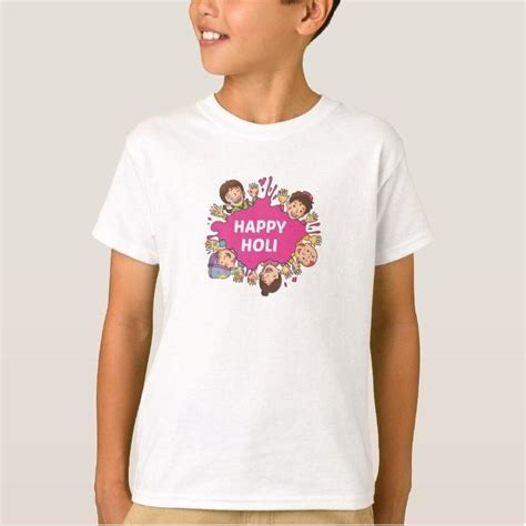 Happy Holi Kids T-shirt – PRETTY UR PARTY