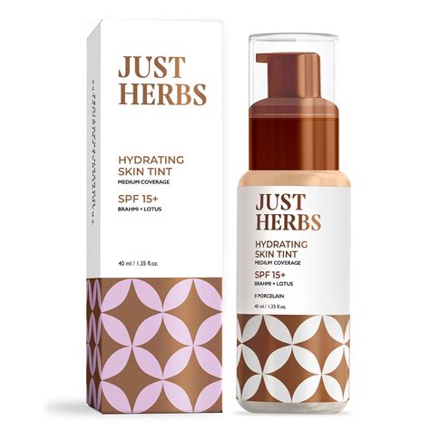 Just Herbs Ayurvedic Bb Cream Skin Tint Foundation For Light Coverage ...