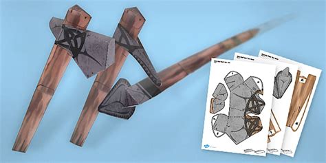 Paper Craft Stone Age Tools Pack