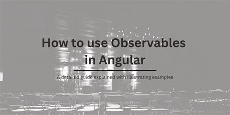 Image result for Angular Observables Tutorial
