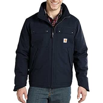 Buy Carhartt Men's Quick Duck Jefferson Traditional Jacket, Navy, Small ...
