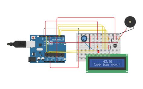 Temperature Sensor in Tinkercad 的图像结果