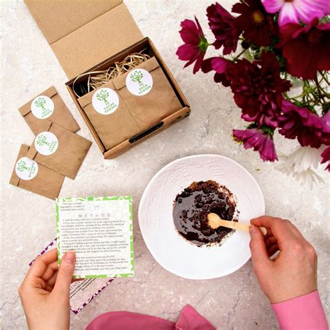 make your own face mask kit by fruits of the nut tree | notonthehighstreet.com