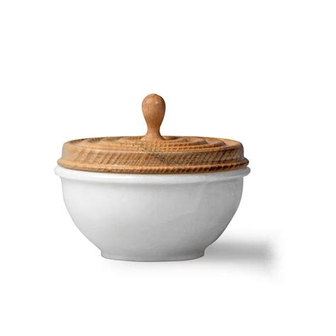 Buy Ripple Serving Bowl With Wooden Lid | Arcedior