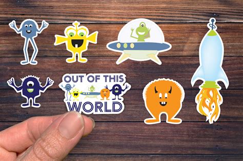 Alien Stickers Printable 的图像结果