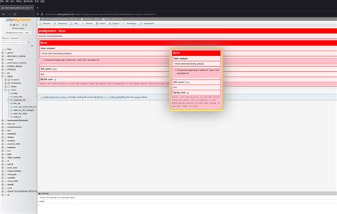 phpMyAdmin Error Incorrect Format Parameter Hestia 的图像结果