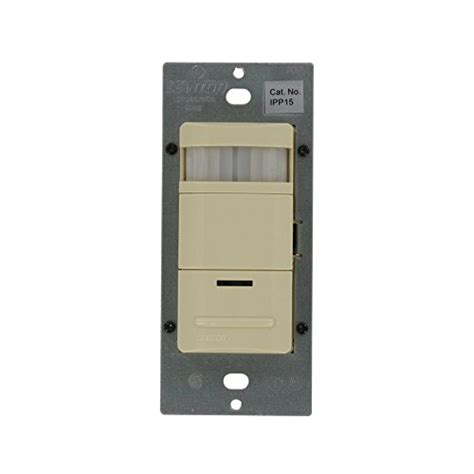 Buy Leviton ODS10-IAI Occupancy Sensor Wall Switch Decora PIR Single ...