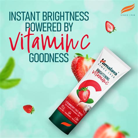 Himalaya Brightening Vitamin C Strawberry Face Wash – Himalaya Wellness ...